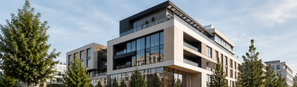 Strategische Planung und Entwicklung einer Immobilienstrategie mit Fokus auf Zielbild, Leitplanken und Portfoliosteuerung.